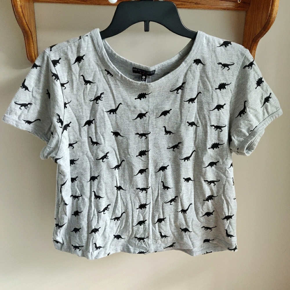 Dinosaur crop top